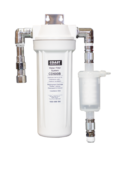 Coast Distributors CD500B Bacterial-Retentive In-Line Water Filter System
