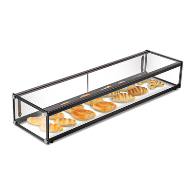 Exquisite CD68 | One Tier Flat Glass Ambient Cake Display