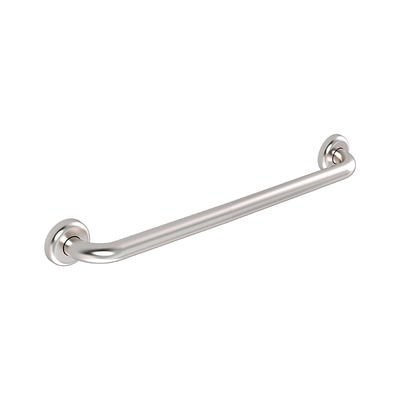 3monkeez CF-300-SS 32mmDia Straight Grab Rail with 78mm Domed Clam Concealed Flange - 300mmL