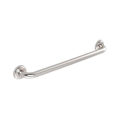 3monkeez CF-400-SS 32mmDia Straight Grab Rail with 78mm Domed Clam Concealed Flange - 400mmL