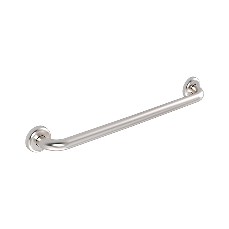 3monkeez CF-450-SS 32mmDia Straight Grab Rail with 78mm Domed Clam Concealed Flange - 450mmL