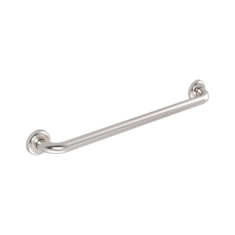 3monkeez CF-700-SS 32mmDia Straight Grab Rail with 78mm Domed Clam Concealed Flange - 700mmL