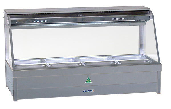 Roband CFX24RD | Curved Glass | Refrigerated Cold Plate | Refrigerated Salad Bar