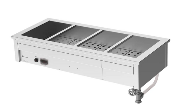 Culinaire CH.BM.D.4 | 4 Module Drop In | Commercial Bain Marie | Benchtop | Bain Marie