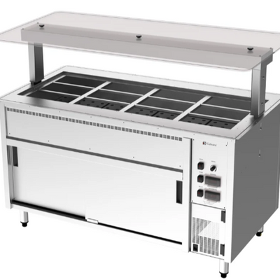 Culinaire CH.BMHC.U.GSF.4 | Hot Cupboard | 4 Bay | Bain Marie Drop In | Commercial Bain Marie | Undercounter | Counter Line | Under Bench | Bain Marie