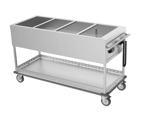 Mobile Bain Marie, Culinaire, CH.BMM.4, 4 Module