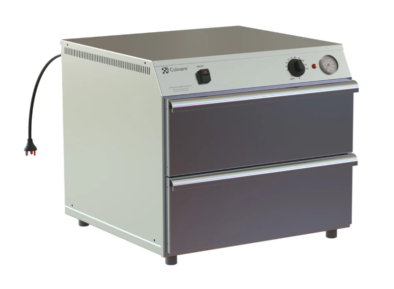 Culinaire CH.WD.0211 | Food Warmer | 2 x1/1GN | Warming Drawer | Stainless Steel | Heating Drawer