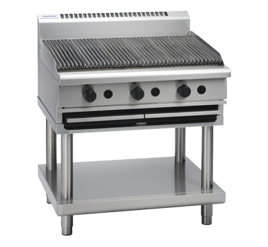Waldorf CHL8900G-LS I Gas Chargrill I Leg Stand I Low Back I Version I Commercial Char Grill