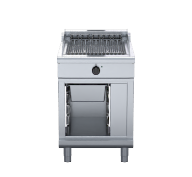 Waldorf 800 Series CHL8600ED-CB | 600mm Electric Chargrill Low Back Version | Cabinet Base