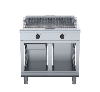 Waldorf 800 Series CHL8900ED-CB | 900mm Electric Chargrill Low Back Version | Cabinet Base