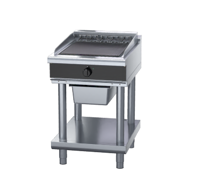Waldorf Bold CHLB8600ED-LS | 600mm Electric Chargrill Low Back Version | Leg Stand