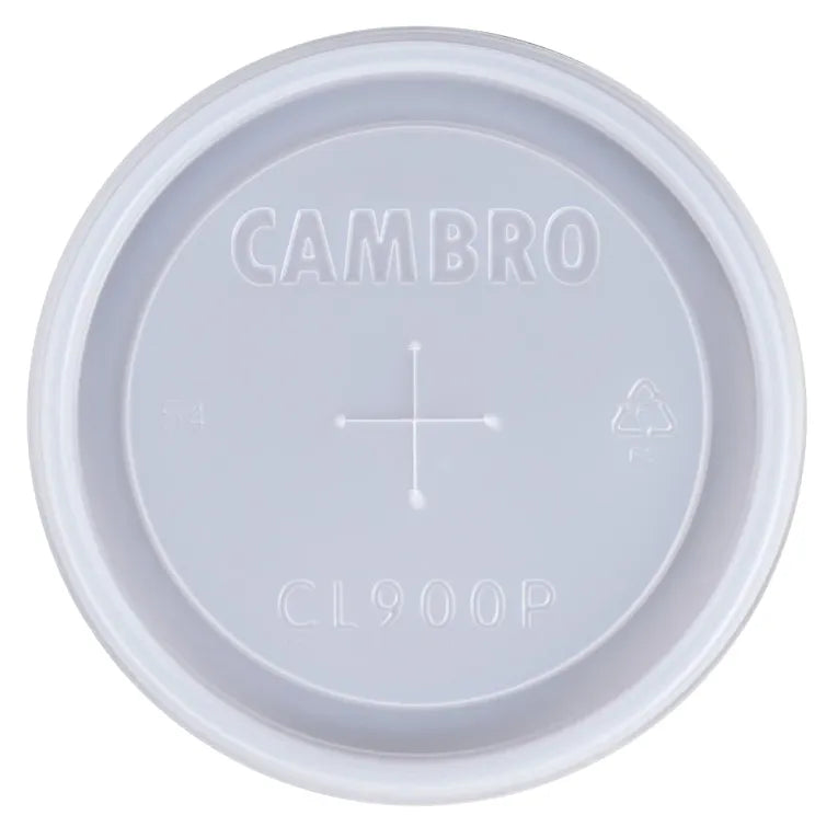Cambro CL900P190 I Disposable Lids for Tumblers I Translucent