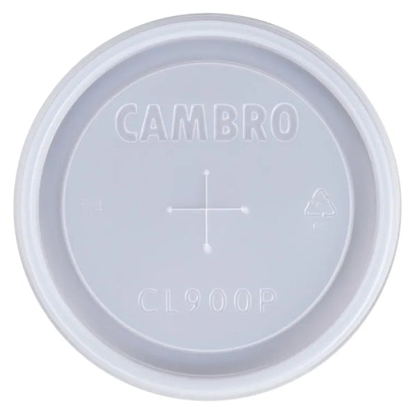 Cambro CL900P190 I Disposable Lids for Tumblers I Translucent