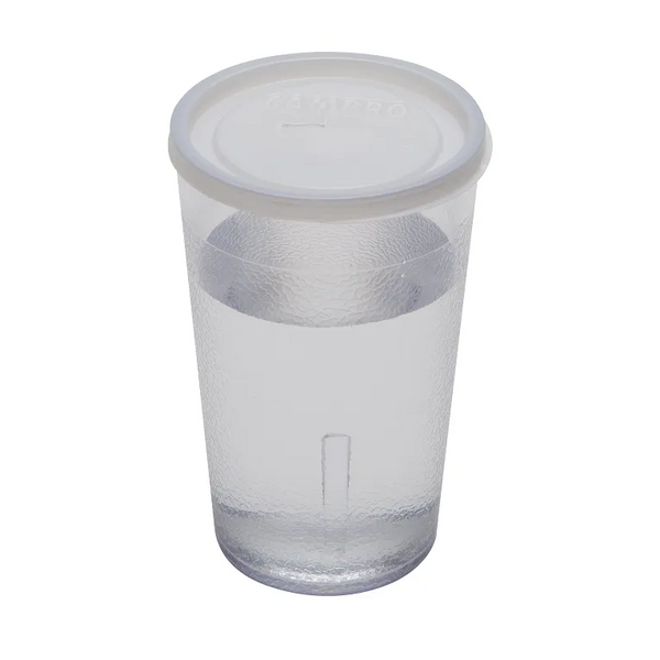 Cambro CLJ6190 I Disposable Lids for Tumblers I Translucent