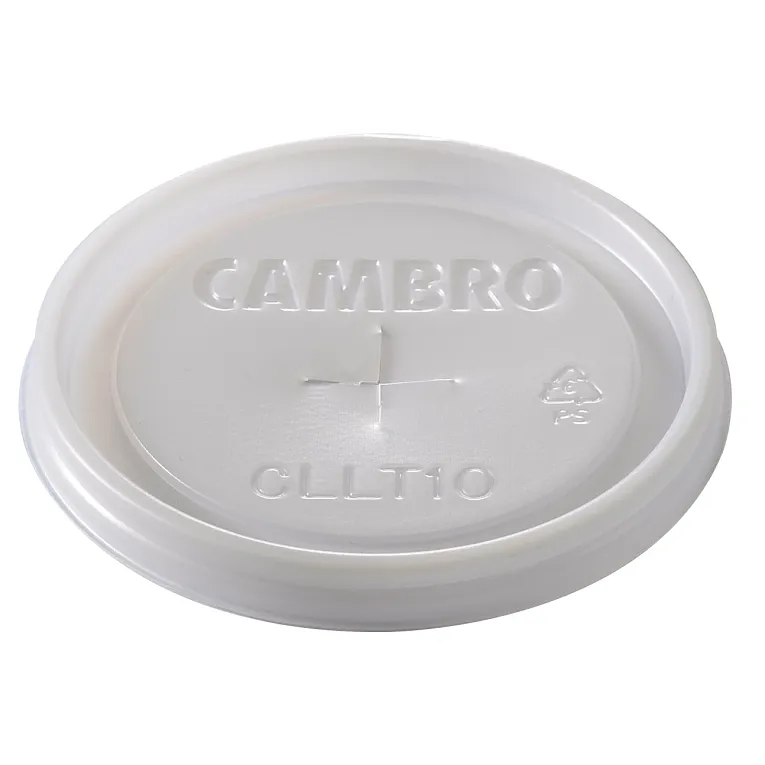 Cambro CLLT10190 I Disposable Lids for Laguna Tumbler LT10 I Translucent