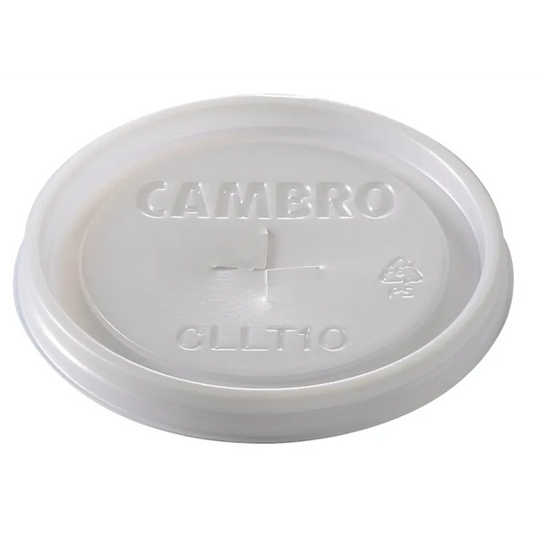 Cambro CLLT10190 I Disposable Lids for Laguna Tumbler LT10 I Translucent
