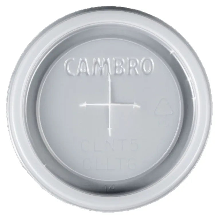 Cambro CLLT6190 I Disposable Lids for Laguna Tumbler LT6 I Translucent
