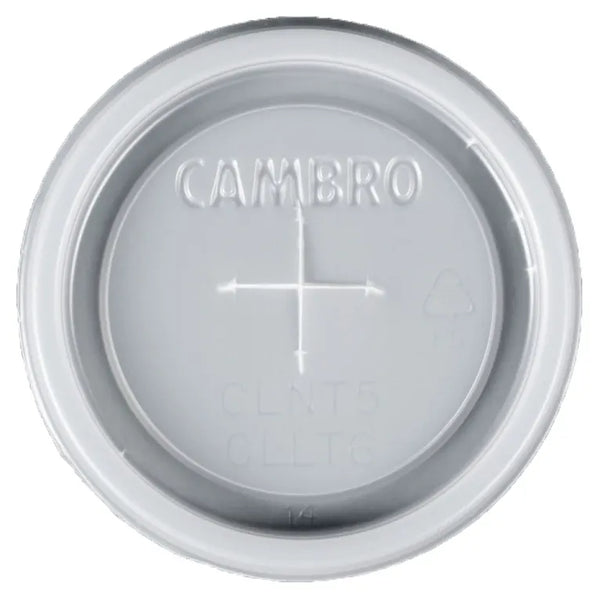 Cambro CLLT6190 I Disposable Lids for Laguna Tumbler LT6 I Translucent