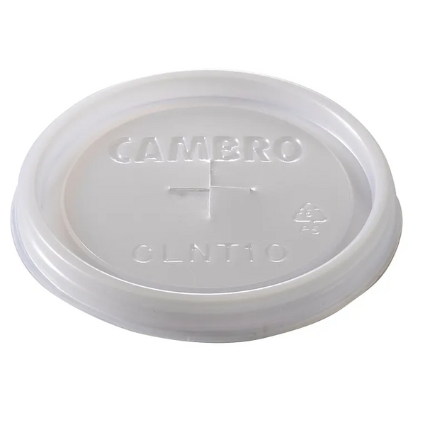 Cambro CLNT10190 I Disposable Lids for Tumblers I Translucent