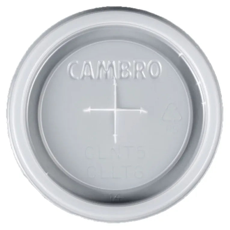 Cambro CLNT5190 I Disposable Lids for Newport Tumbler NT5 I Translucent