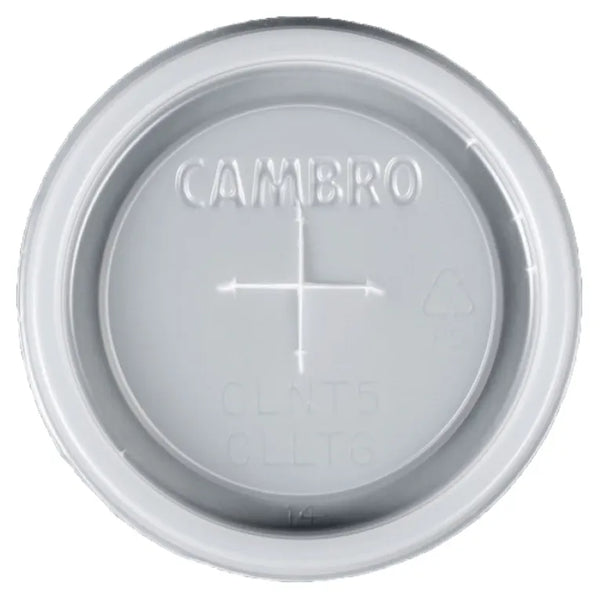 Cambro CLNT5190 I Disposable Lids for Newport Tumbler NT5 I Translucent