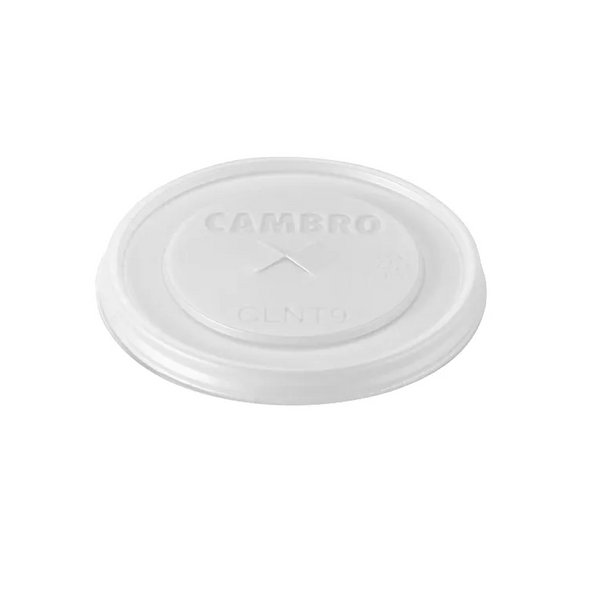 Cambro CLNT9190 I Disposable Lids for Newport Tumbler NT9 I Translucent