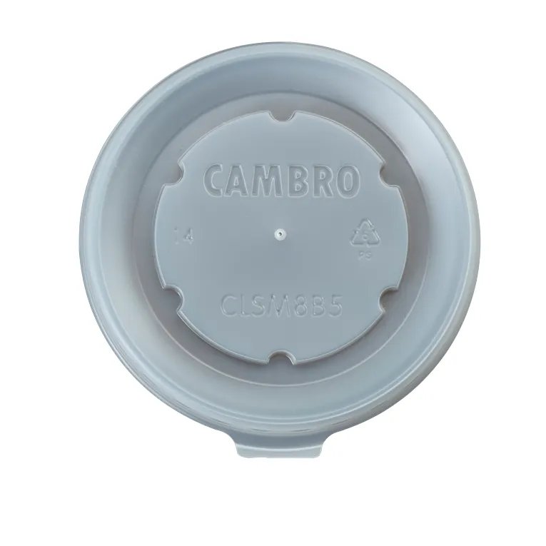 Cambro CLSM8B5190 I Disposable Lids for 652 mL Tumblers I Translucent
