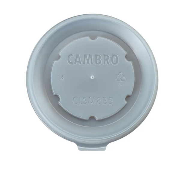 Cambro CLSM8B5190 I Disposable Lids for 652 mL Tumblers I Translucent