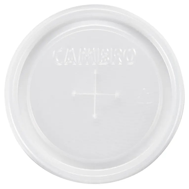 Cambro CLST6190 I Disposable Lids for Lido Tumblers LDT6 I Translucent