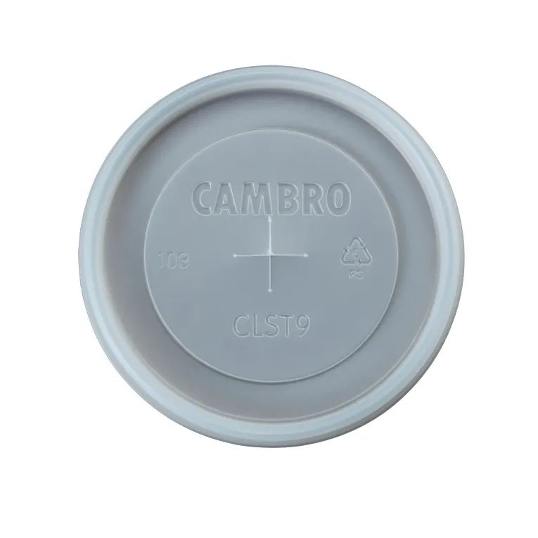 Cambro CLST9190 I Disposable Lids for 414 mL Tumblers I Translucent