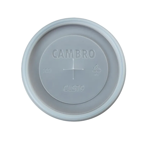Cambro CLST9190 I Disposable Lids for 414 mL Tumblers I Translucent