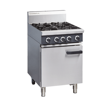 Gas Range Stove, Cobra, CR6D, 4 Burner, Open Burner, Gas Range, Static Oven