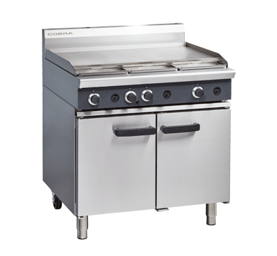 Gas Range Stove, Cobra, CR9A, Griddle for Gas Stove, 900mm, Gas Griddle, Static Oven