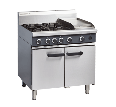 Cobra CR9C I 4 Burner I Gas Range Stove I Static Oven I Oven Range