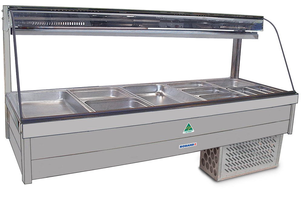 Roband CRX25RD | Curved Glass | Refrigerated Cold Plate | Refrigerated Salad Bar