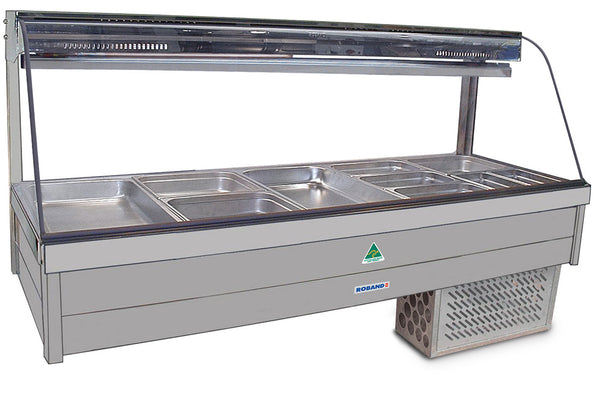 Roband CRX25RD | Curved Glass | Refrigerated Cold Plate | Refrigerated Salad Bar