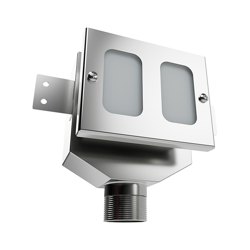3monkeez CST-TUND-MT Stainless Steel Inwall Tundish with Clear Perspex Window, 2x 25mm Outer Inlets and 1x 35mm Centre Inlet, 1x 40mm BSP Male Outlet, Incl Rubber Grommets, 40mm Fr