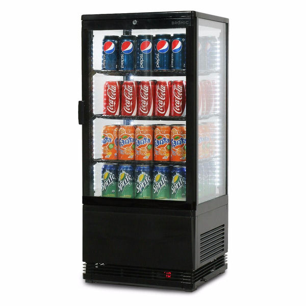 Countertop Display Fridge, Bromic CT0080G4B-NR, Single Door, Display Fridge, 78L