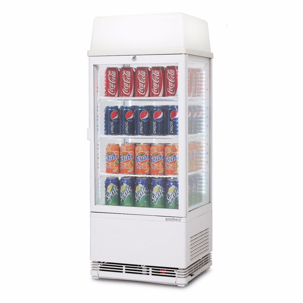 Countertop Display Fridge, Bromic CT0080G4LW-NR, Single Door, Display Fridge, 78L