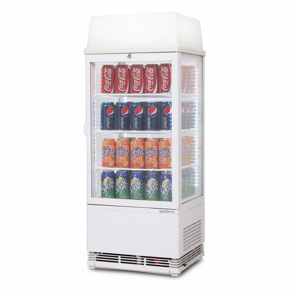 Countertop Display Fridge, Bromic CT0080G4LW-NR, Single Door, Display Fridge, 78L