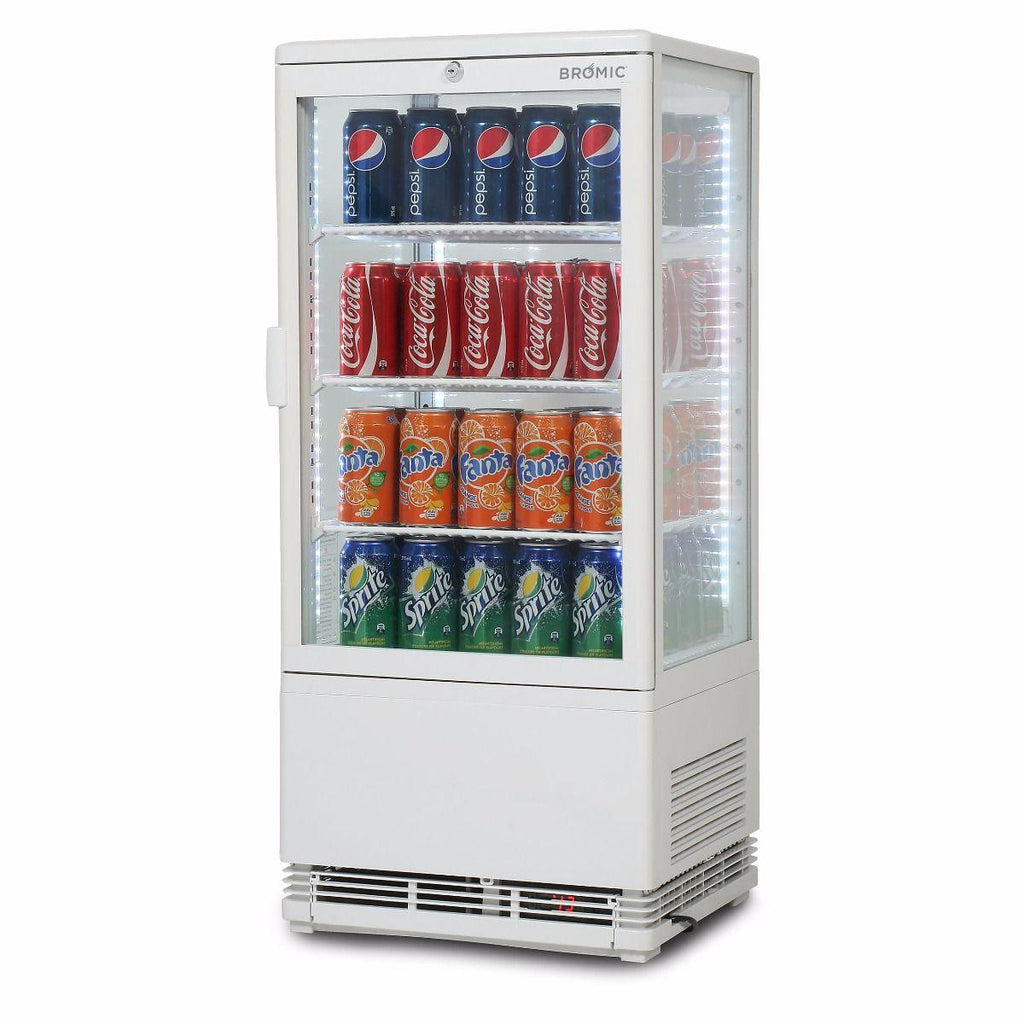 Countertop Display Fridge, Bromic CT0080G4W-NR, Single Door, Display Fridge, 78L