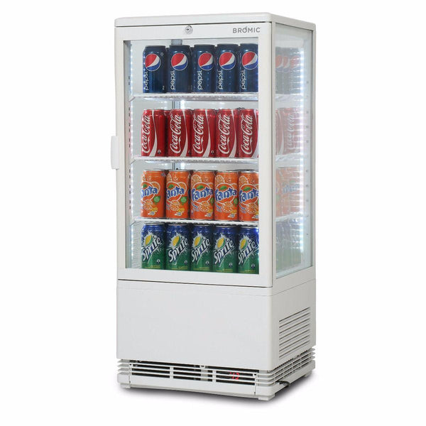 Countertop Display Fridge, Bromic CT0080G4W-NR, Single Door, Display Fridge, 78L
