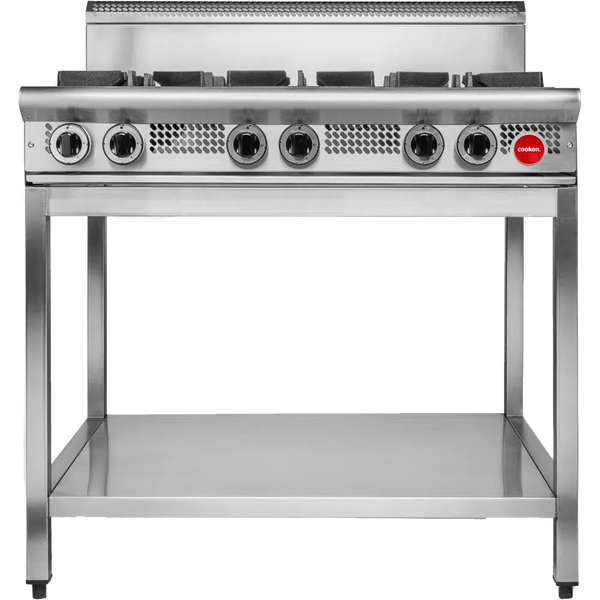 Gas Cooktop Griddle, Cookon, CT6-FF, 6 Burner Stove, with Flame Failure