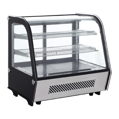 Exquisite CTC120 | Counter Top Curved Cake Display Refrigerators 120 Litre