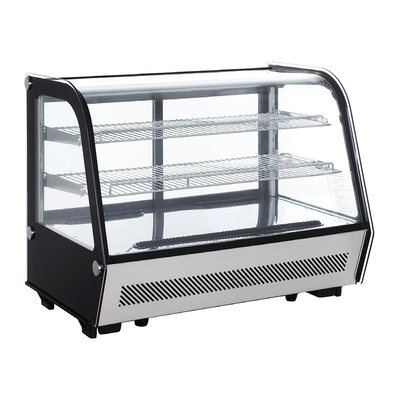 Exquisite CTC160 | Counter Top Curved Cake Display Refrigerators 160 Litre