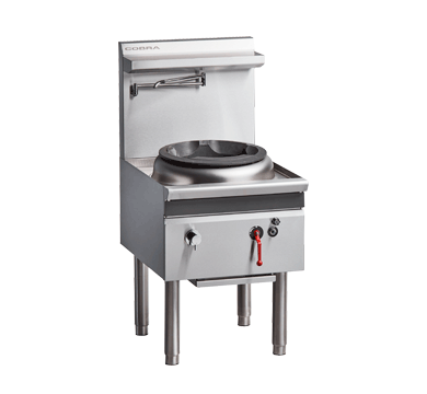 Wok, Cobra, CW1H-C, Stainless Wok, 1 Chimney Burner, Waterless, Wok Burner 