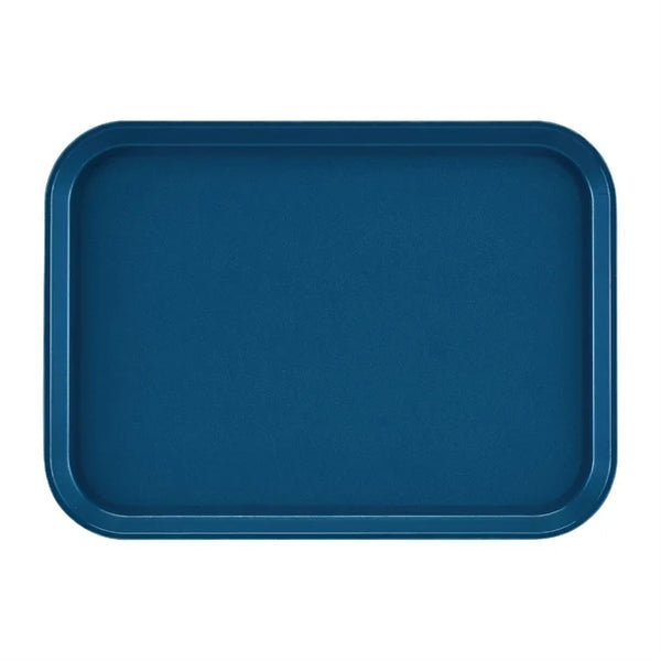 Cambro 1216ET503 I EpicTread Rectangular Trays I 30.5 x 41.5 cm I Spanish Blue I Case of 12