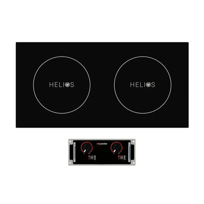 Cooktek HRD.9500.SS35.4 | Helios Induction Cooktop | Dual Hob | Drop-In | Side by Side | Induction Cooktop