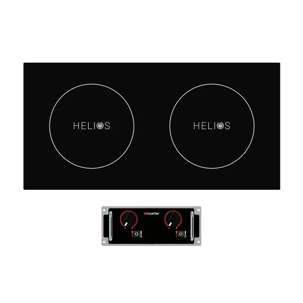 Cooktek HRD.9500.SS35.4 | Helios Induction Cooktop | Dual Hob | Drop-In | Side by Side | Induction Cooktop