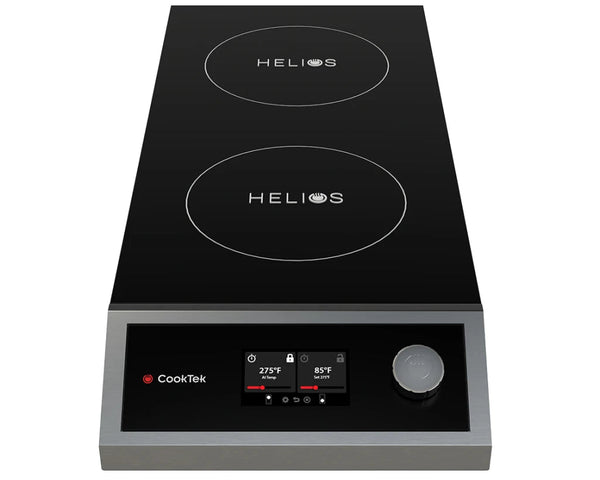 Cooktek HTF.9500.FB25.4 | Helios Touch Induction Cooktop | Dual Hob | Countertop | Induction Cooktop